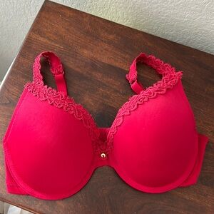 Jones New York NWOT padded underwire full coverage bra - 36B in scarlet red